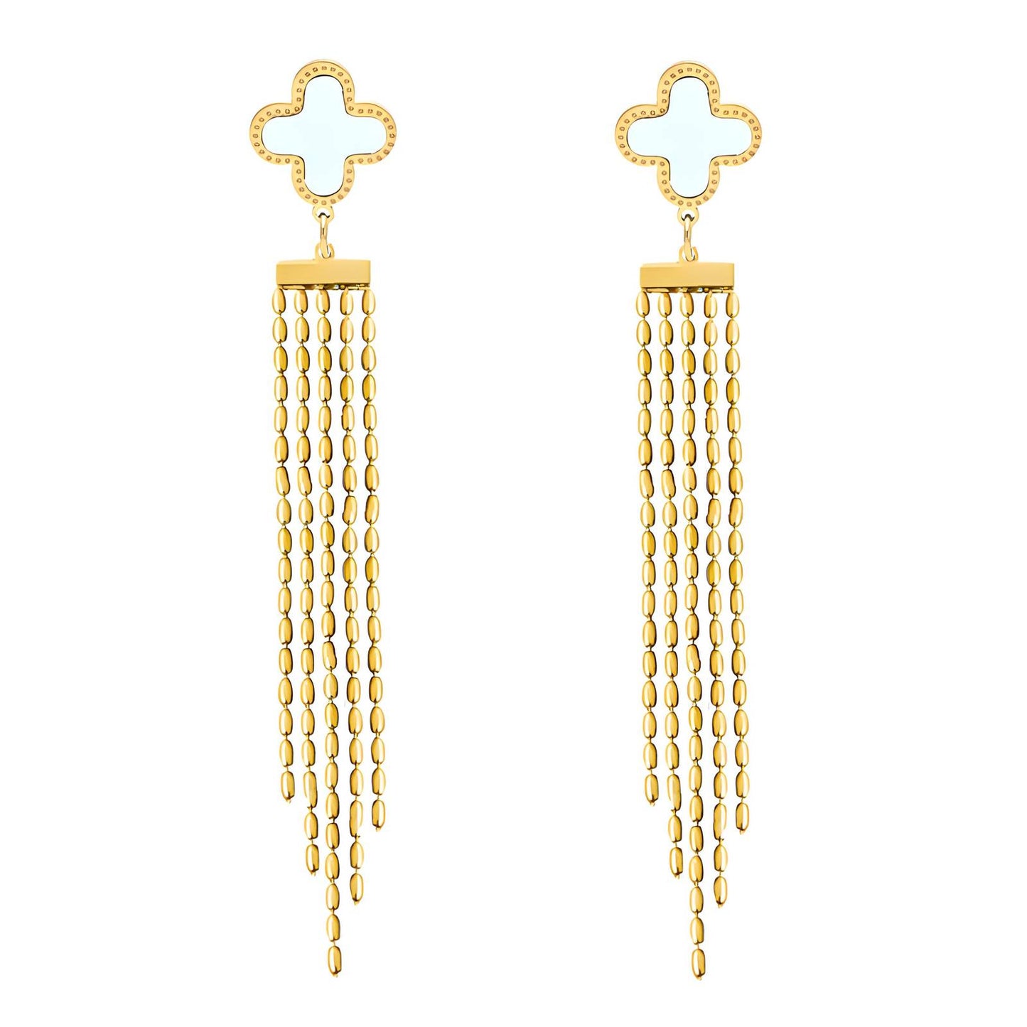 18K gold plated Stainless steel earrings