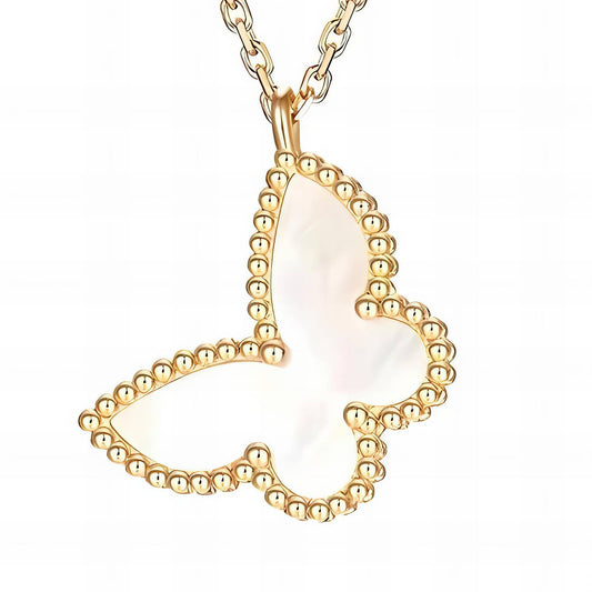 18K gold plated Stainless steel  Butterfly necklace