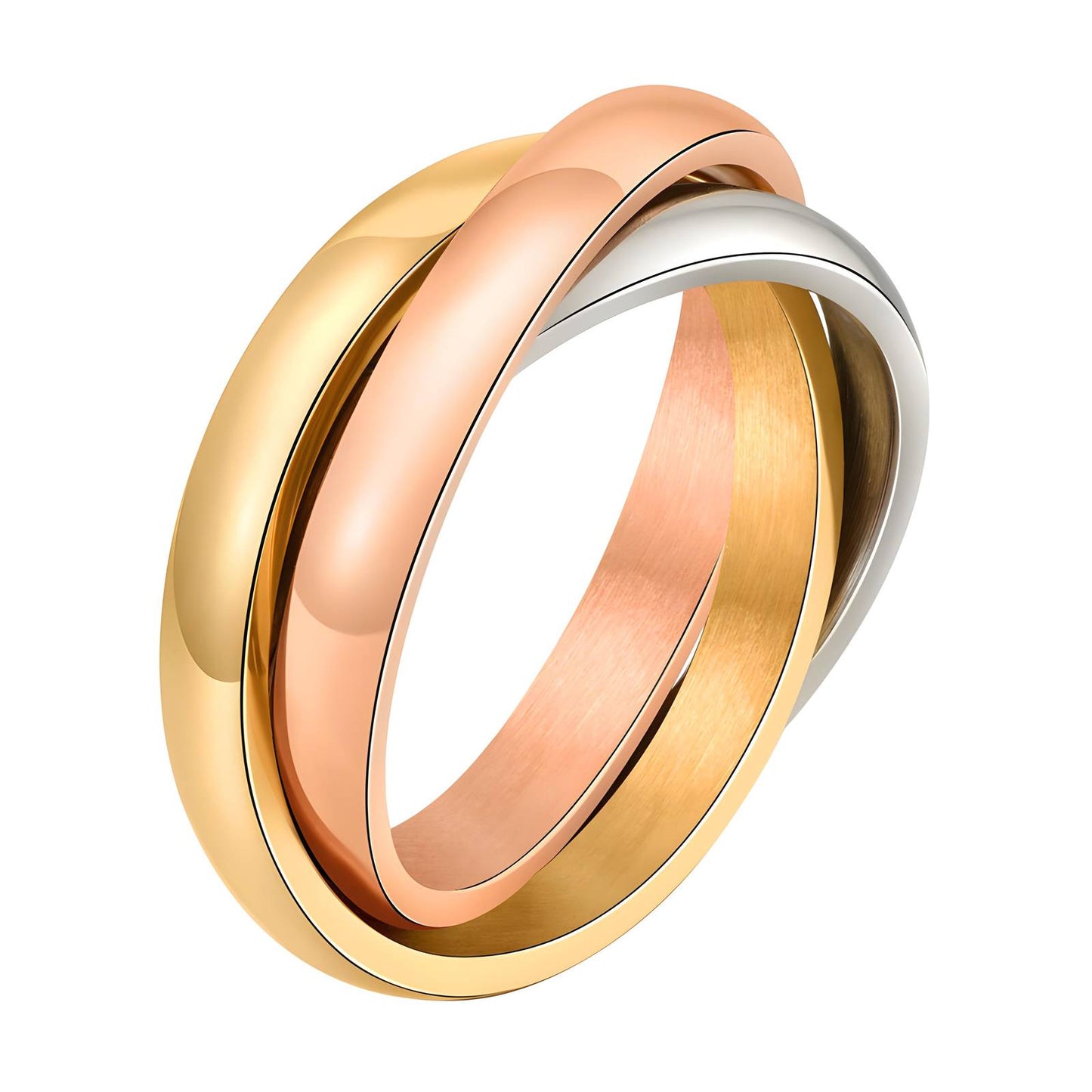 3 Tone Eternal Ring