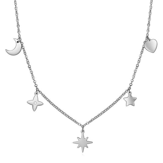 Stainless steel Star necklace