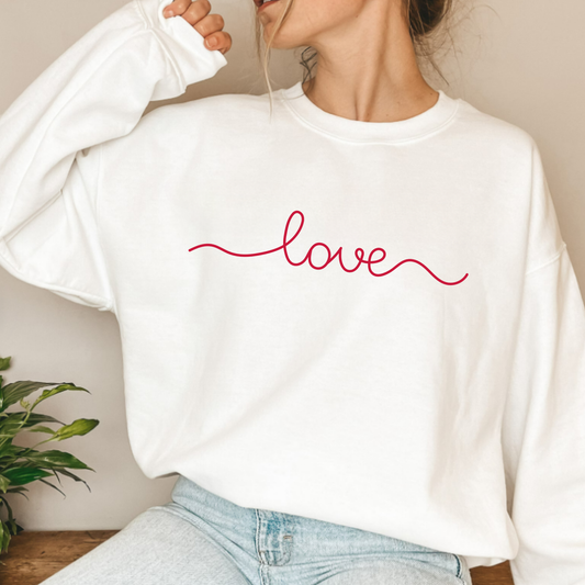 Love -  Matte Clear Film Transfer