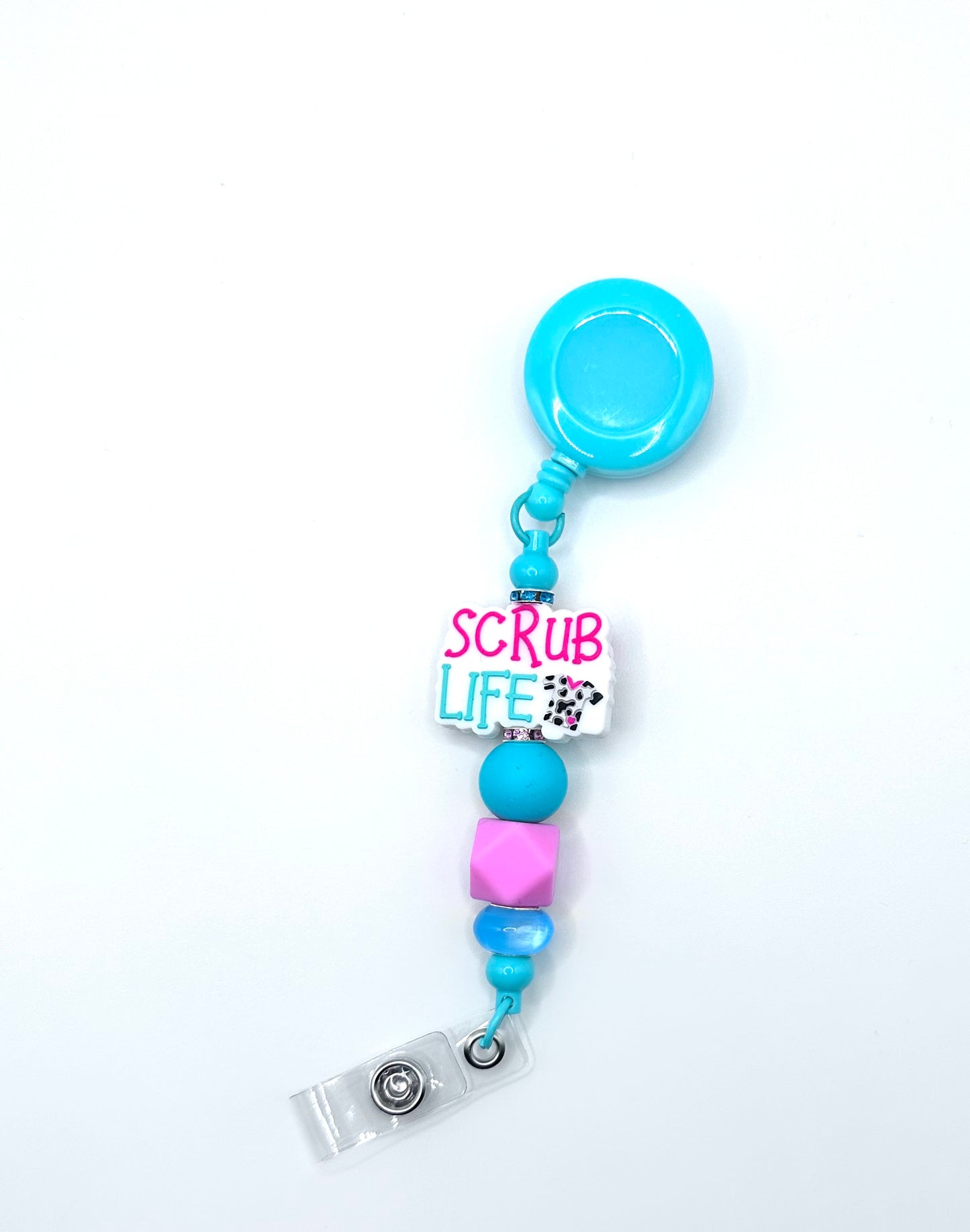 Beaded Name Badge Reel