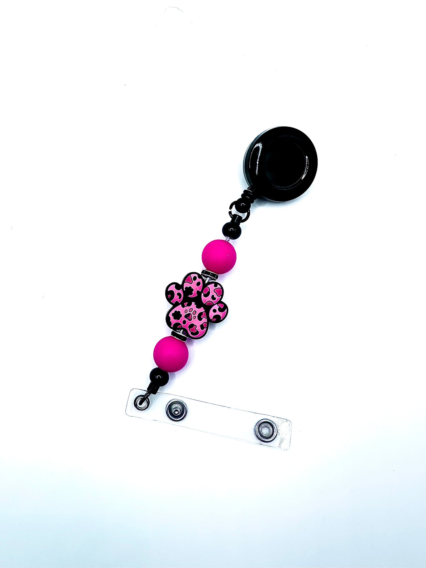 Beaded Name Badge Reel