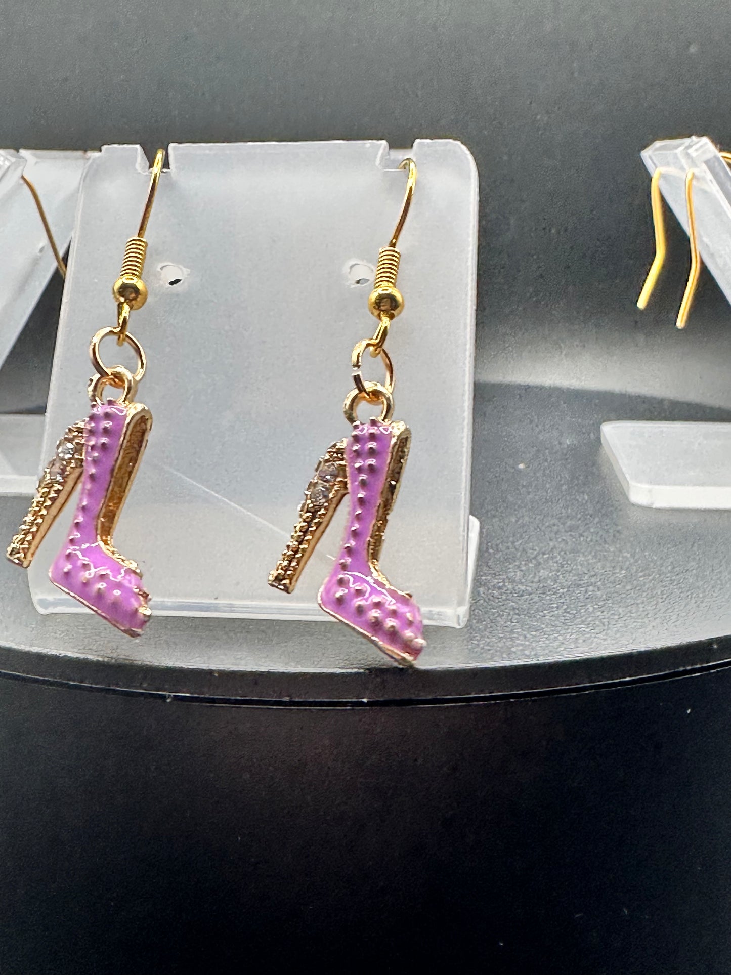 High Heel Dangle Earrings