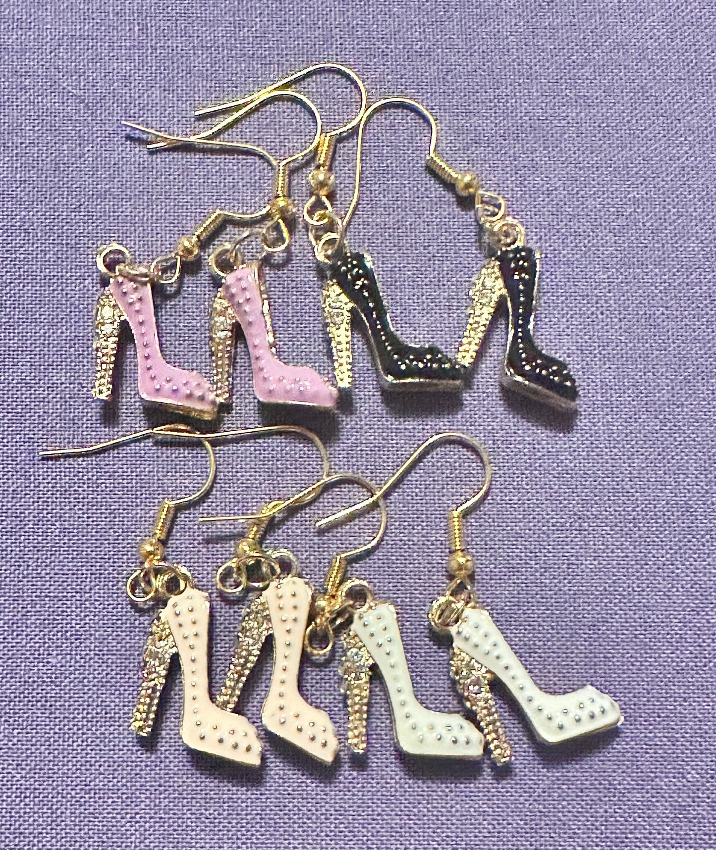 High Heel Dangle Earrings