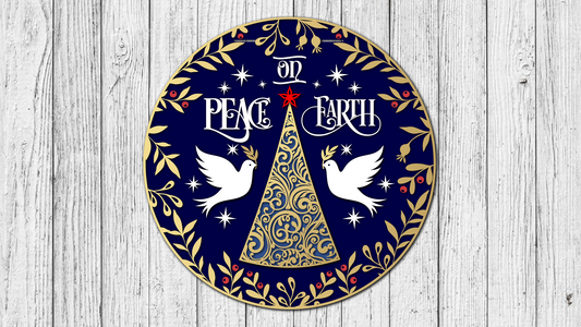 Peace On Earth Door Hanger