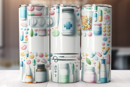 Custom Medical Print Tumbler