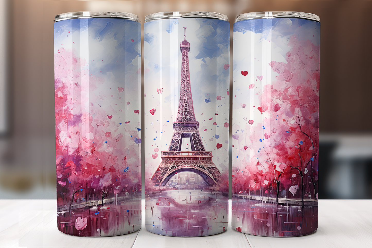 Tour Eiffel au printemps Tumbler