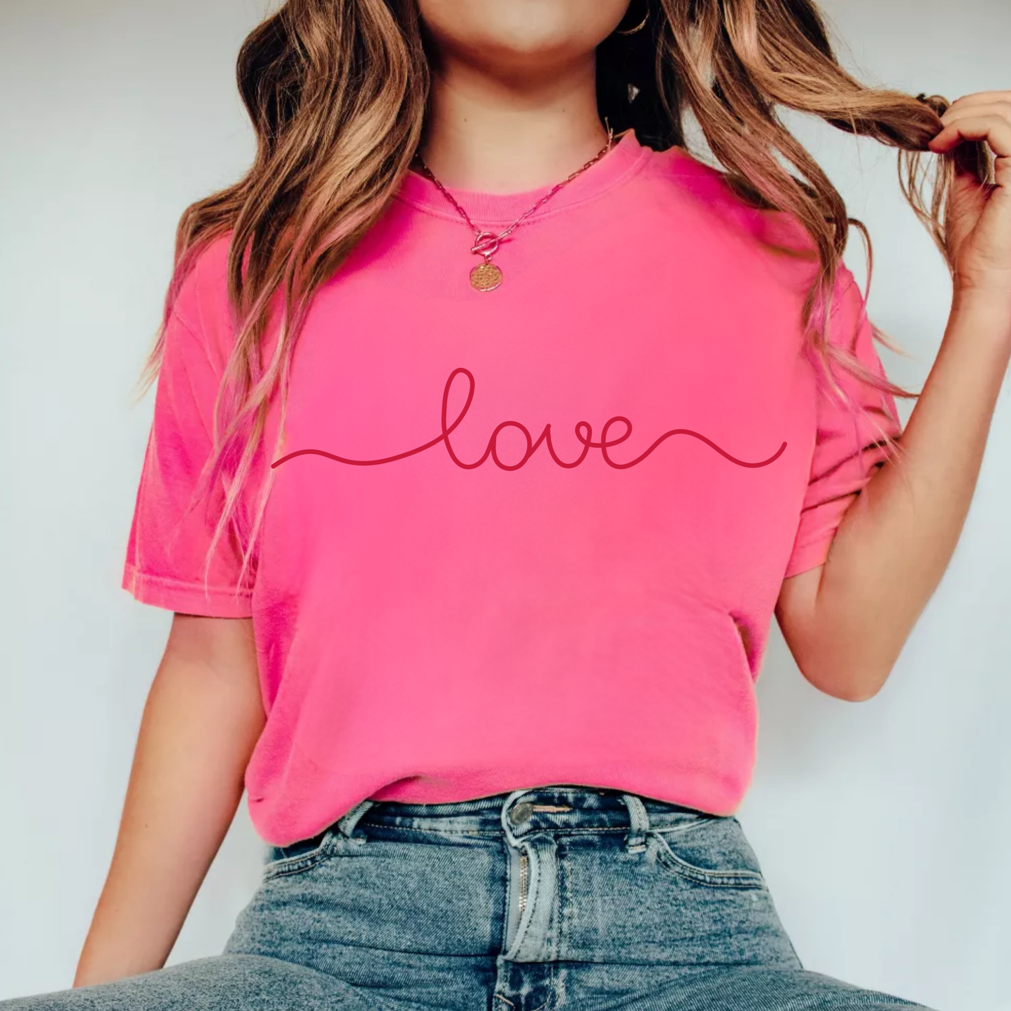 Love -  Matte Clear Film Transfer