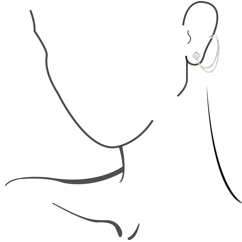 Cuffed Up Earring