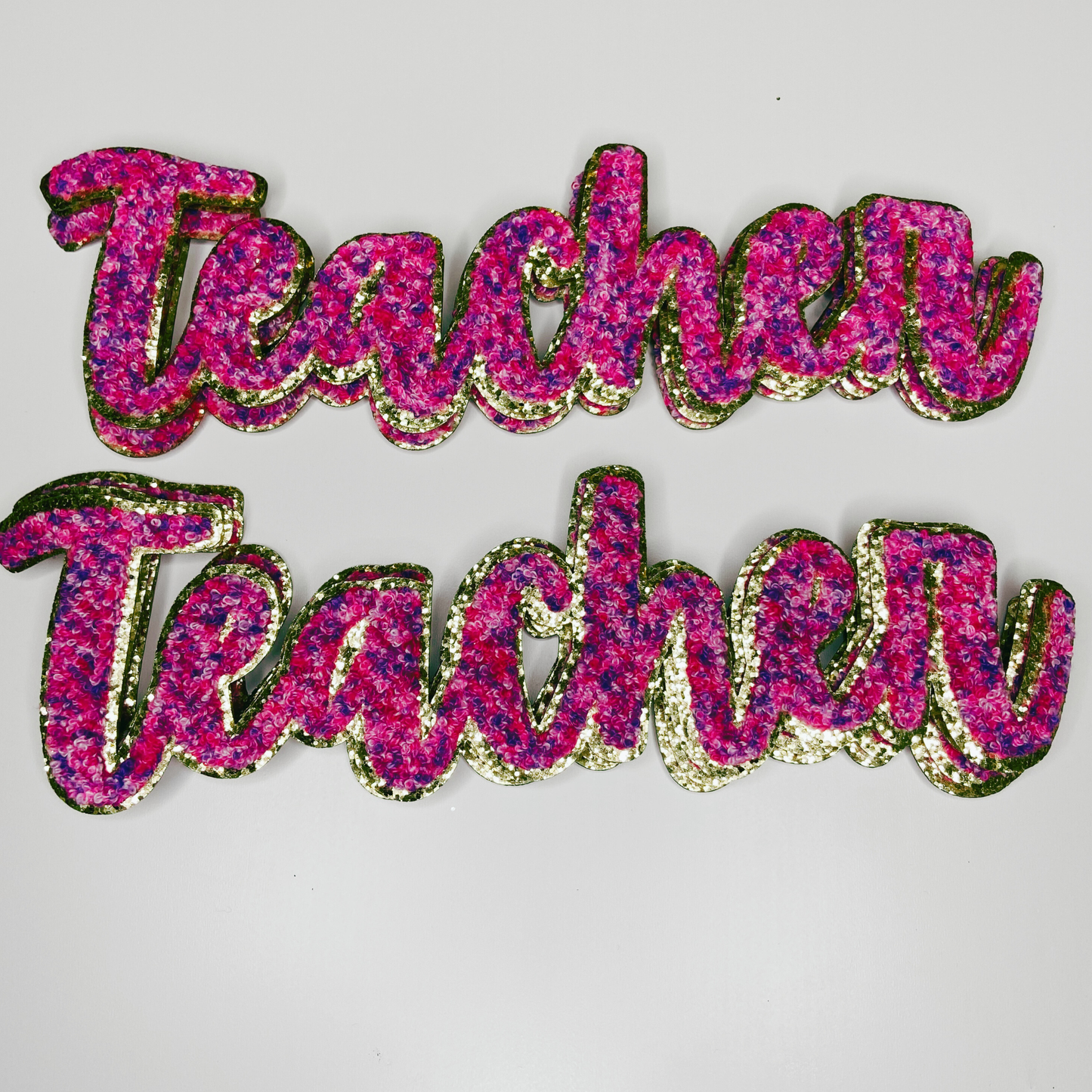 11" Teacher - Chenille Patch