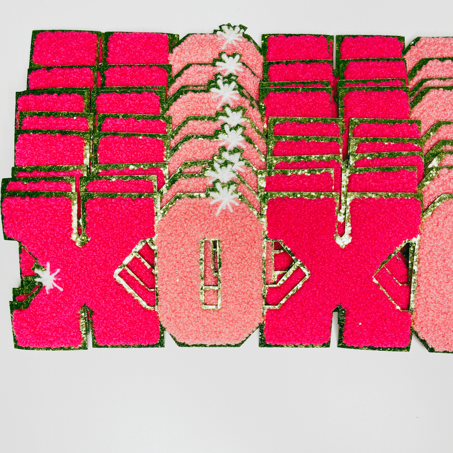 11" XOXO - Chenille Patch