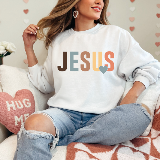 12" JESUS - Clear Film Transfer