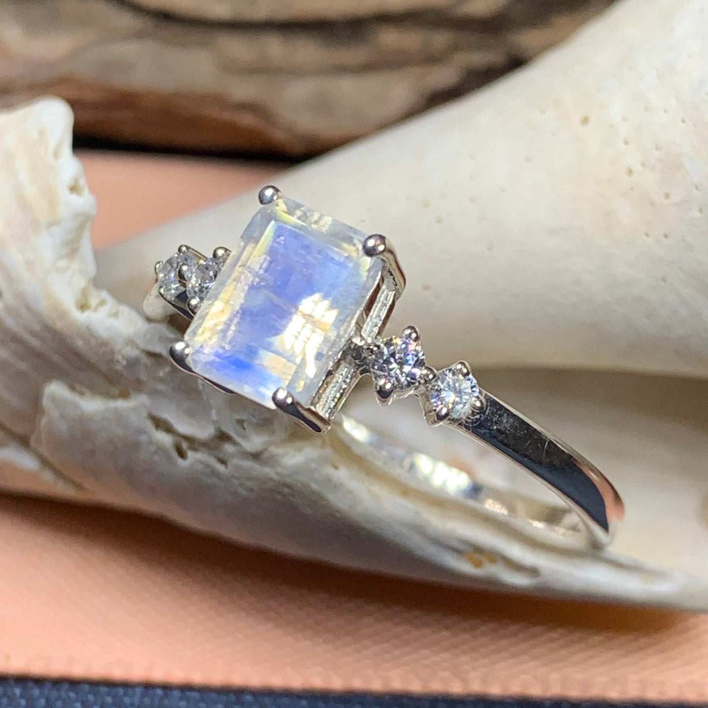 Hilaria Moonstone Ring