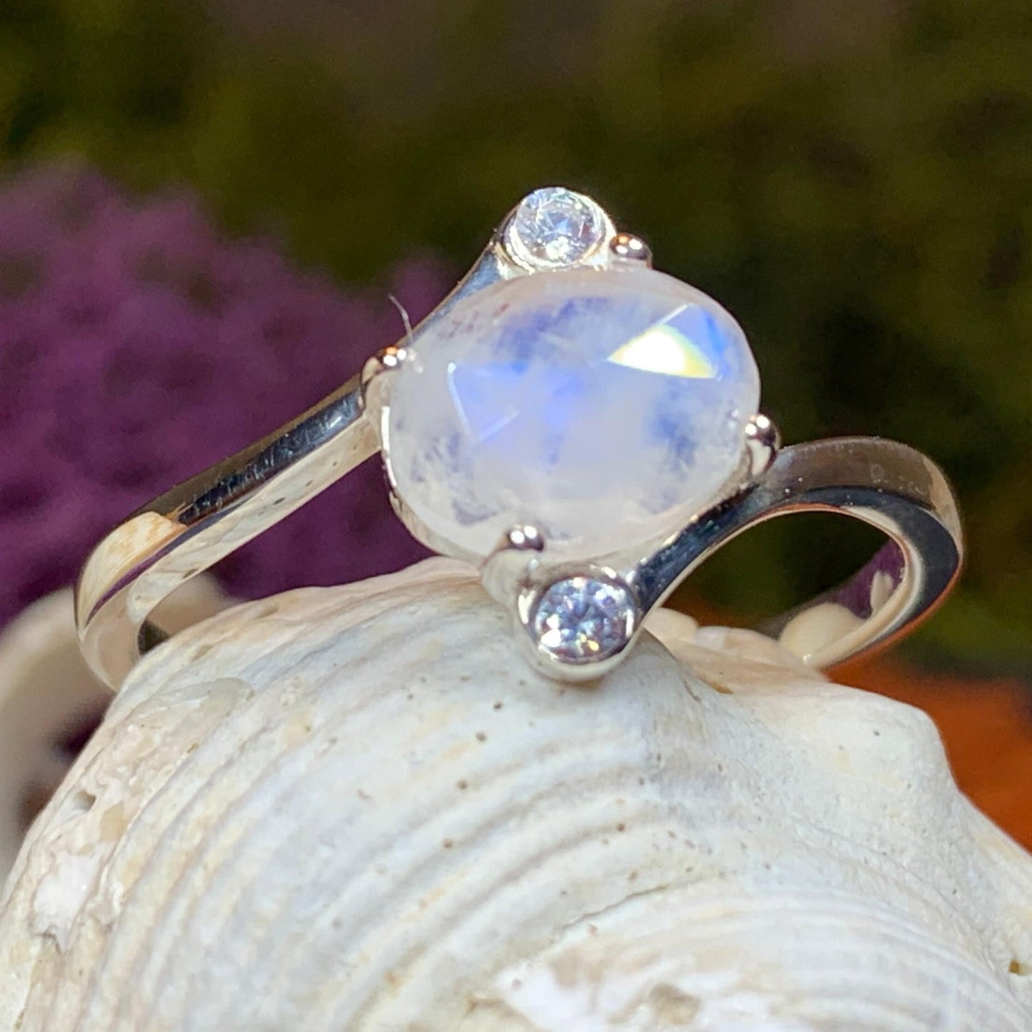 Lysandra Moonstone Ring