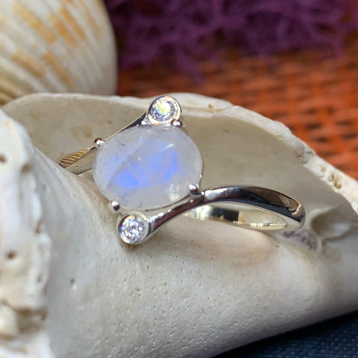 Lysandra Moonstone Ring