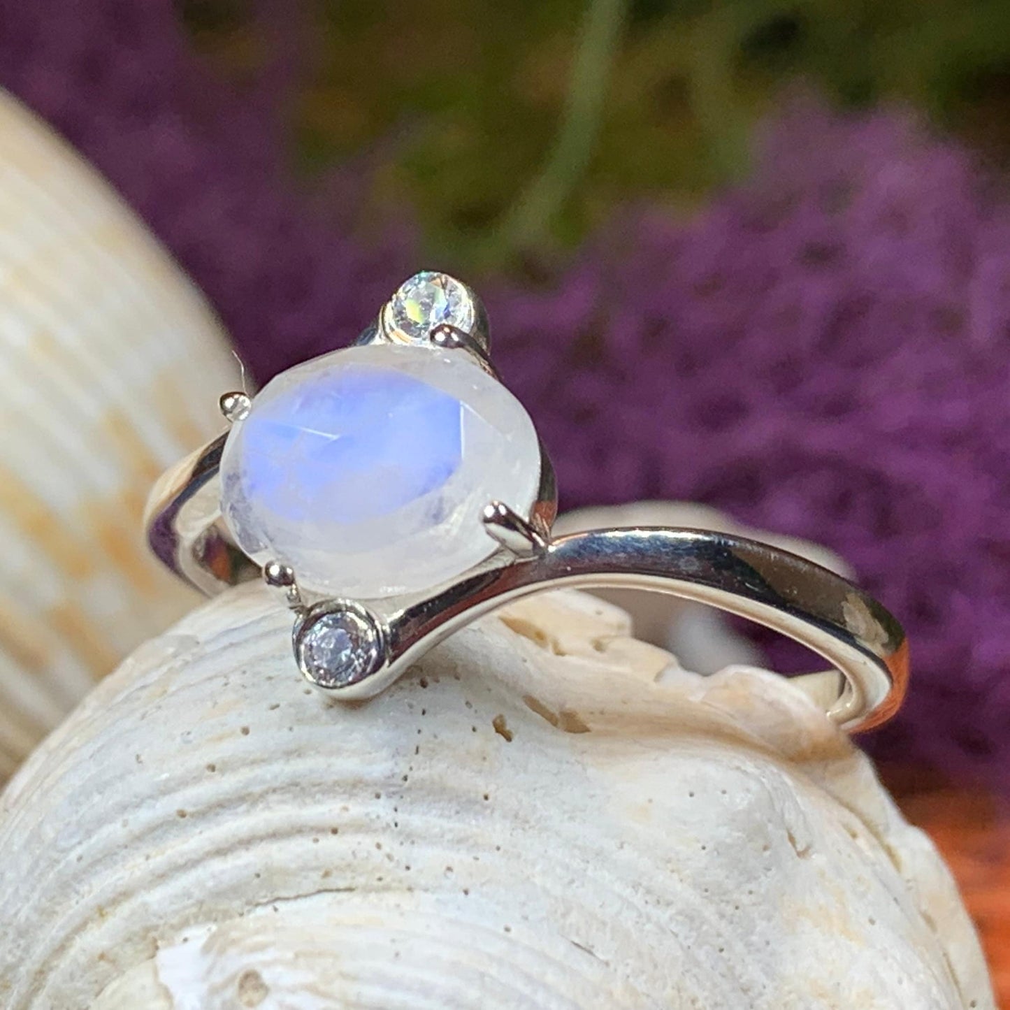 Lysandra Moonstone Ring